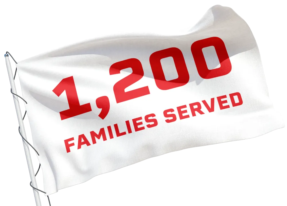 families served flag